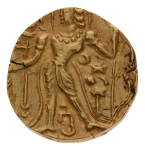 Gupta Empire, Narasimhagupta, c. 495-530, AV dinar, 9.58 g. Archer.