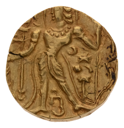 Gupta Empire, Narasimhagupta, c. 495-530, AV dinar, 9.58 g. Archer.
