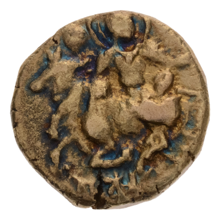 Post-Gupta, Sasanka dynasty, king of Gauda, c. 600-635, AV dinar, 8.79 g. 