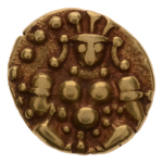 Vijaynagar Kingdom, Tuluva dynasty, Krishna Deveraya, c. 1509-1529, AV pagoda, 3.29 g, 