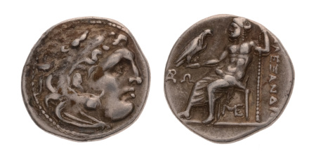 Macedon, Lampsakos, Antigonos I Monophtalmos, 310-301 BC, in the style and name of Alexander III, drachm 4.22 g. 