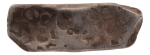India, Gandhara Janapada, archaic silver punchmarked bent bar. 4 bars.