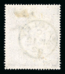 Stamp of Great Britain » 1855-1900 Surface Printed » 1867-83 High Values 1867-83 £1 brown-lilac pl.1 HF, wmk MC, beautifully cancelled by a crisp Paisley MY 121882 cds