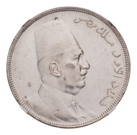 Egypt ,AH 1341, 1923 Fuad I, 10 piastres, Ag 14.0 g.