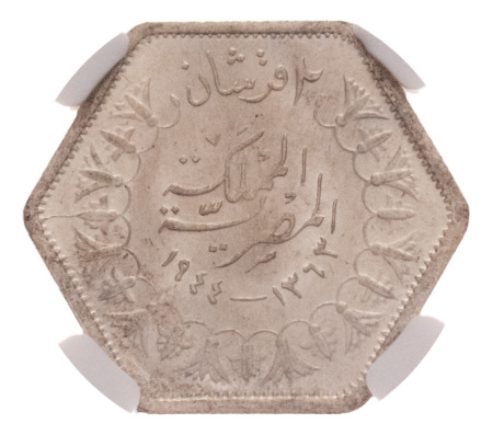 Egypt 2 Piastres 1944 AH 1363