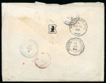 Stamp of Great Britain » 1854-1900 Postal History of the Perforated Line Engraved and Surface Printed Issues 1898-99, group of six incoming envelopes from the UK