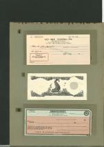 Bank of Paraguay, original engravings and artwork