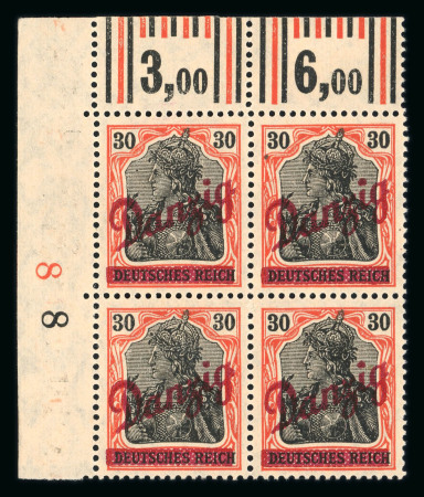 Stamp of Germany » Danzig 1920-1940, in a stockbook very nice and extensive mint