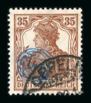 Stamp of Germany » Plebiscite Areas » Upper Silesia Inter-Allied Commission : 1920, Germania 35 Pfg brown