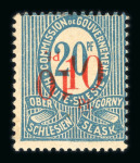 Stamp of Germany » Plebiscite Areas » Upper Silesia 1920-1922, in a big Yvert album, very nice mint and