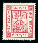 Stamp of Poland » Poland Local Issues 1917-1918, rare and very nice collection dedicated