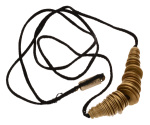 A group of rings on a modern necklace attributed to the “Mature Harrapan” period. 31.97 g.