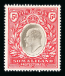 Stamp of Somaliland Protectorate 1903-1937, nice mint * collection with Queen Victoria