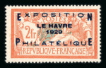 Stamp of France » Collections 1849-1956, dans deux belles reliures Présidence collection