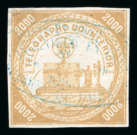 Stamp of Brazil » Telegraphs Post office Telegraph Stamps : 1869, four Telegraph