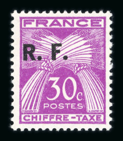 Stamp of France » Libération Bordeaux : 1944, ensemble neufs **/* Poste et Taxe,
