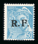 Stamp of France » Libération Salon de Provence : 1944, les quatre Mercure 10cts,