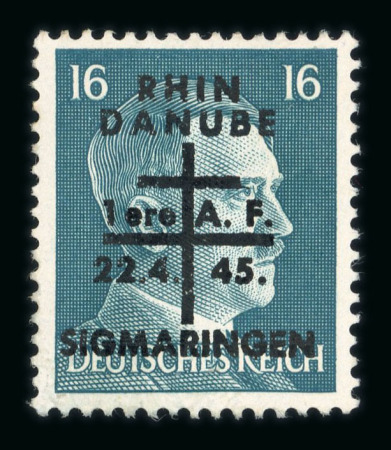 Stamp of France » Libération Sigmaringen : 1945, série Hitler surchargés neufs (*),