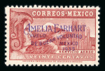 Stamp of Mexico » Airmails 1935 20c Amelia Earhart mint n.h.