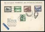 Stamp of Aerophilately » Zeppelins 1937 Hindenburg Disaster: Envelope intended for the