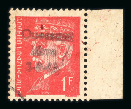 Stamp of France » Libération OUESSANT (Finistère) : Mayer n°8 Pétain 1fr rouge (514)