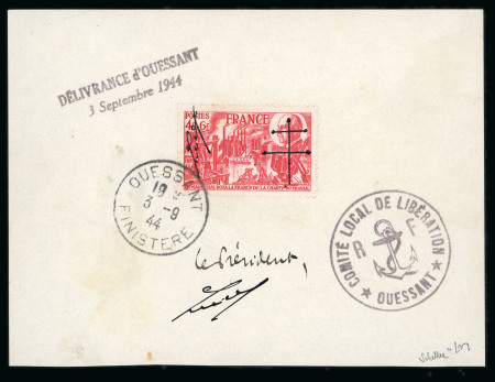 Stamp of France » Libération OUESSANT (Finistère) : Mayer n°53C & 54C tous deux