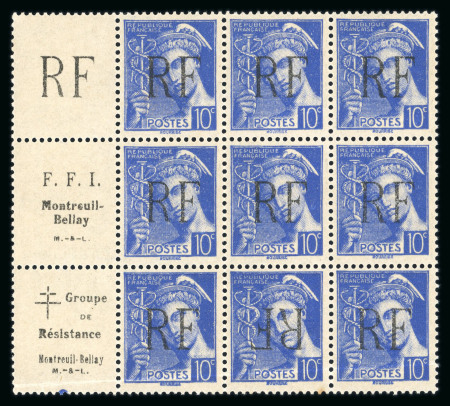 Stamp of France » Libération MONTREUIL-BELLAY (Maine-et-Loire) : NON EMIS n°8M 10c