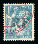 Stamp of France » Libération VALENCIENNES (Nord) : Iris 1fr et 1fr50 avec cachets