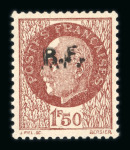 Stamp of France » Libération PARIS (Seine) : ESSAI, première surcharge de Paris