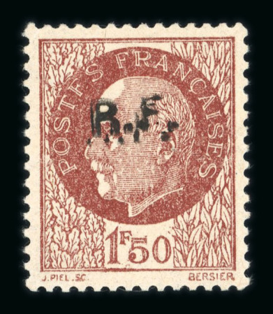 Stamp of France » Libération PARIS (Seine) : ESSAI, première surcharge de Paris