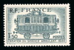 Stamp of France » Libération GUNSBACH : 1945, service ambulant 1f50 vert Mayer n°