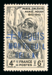 Stamp of France » Libération MONTREUIL-BELLAY (Maine-et-Loire) : Mayer n°7D et 7E