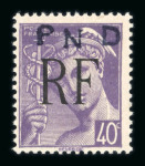Stamp of France » Libération PUY-NOTRE-DAME (Maine-et-Loire) : Mayer n°& à 7 série
