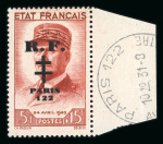 Stamp of France » Libération PARIS 122 (Seine) : Mayer n°30 bande Trvail-Famille-Patrie