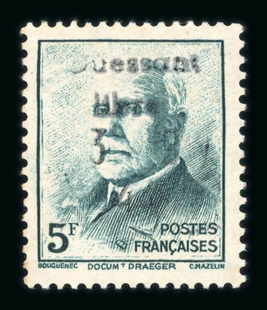 Stamp of France » Libération OUESSANT : 1944, types Pétain avec surcharge quatre