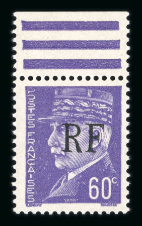 Stamp of France » Libération Montreuil-Bellay : 1944, Mayer n° 46 type Pétain 60cts v