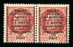 Stamp of France » Libération Montreuil-Bellay : 1944, Mayer n° 44a les deux surcharges