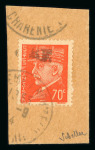 Stamp of France » Libération ANGOULEME : 1944, Mayer n° 1-6 oblitérés sur fragments,