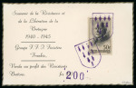 Stamp of France » Libération BREST Groupe FFI Frankiz : 1945, Mayer n° 1, n° 2 et n° 4 oblitérés s