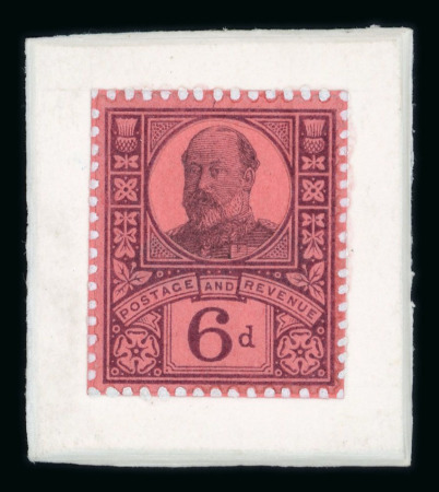 Stamp of Great Britain » King Edward VII 1901 6d. composite "Paste Up" essay of the Victorian