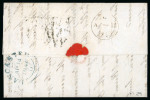 Stamp of Great Britain » 1841 1d Red 1841 1d red brown ID pl. 29 tied to cover by London number 4 in black Maltese cross