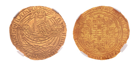 Great Britain, Henry VI 1422-1461, Au Noble, Flemish
