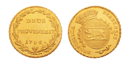 Switzerland, Bern, 1795 2 Duplone, Au 15.27 g.