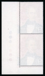 Stamp of Great Britain » Queen Elizabeth II 1973 Explorers 9p Charles Sturt mint n.h. with gold omitted in lower right traffic light corner vertical pair