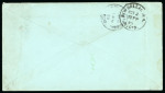 Stamp of British Honduras 1899 "BEVENUE" for "REVENUE" variety on 5c blue on  1899 (Sep 29) US Consular Service envelope to the USA