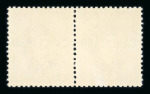 Stamp of Egypt » 1922-1936 King Fouad I Definitives » Issued Stamps 1923-24 First Portrait Issue 5m with "CANCELLED" overprint in mint n.h. horizontal pair