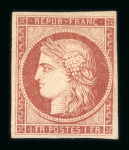Stamp of France » Type Cérès de 1849-1850 1849, Cérès 1ère émission Y&T n°6 1fr très belle nuance,