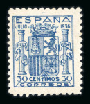 Stamp of Spain » Spain and Colonies Collections and Lots 1850-2001, in four Leuchtturm albums, fantastic and