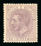 Stamp of Spain » Spain and Colonies Collections and Lots 1850-2001, in four Leuchtturm albums, fantastic and