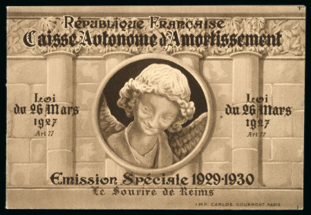 Stamp of France » Carnets 1930-1952, carnet Sourire de Reims et carnet Croix-Rouge